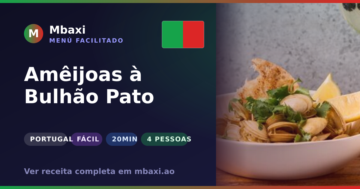 Amêijoas à Bulhão Pato