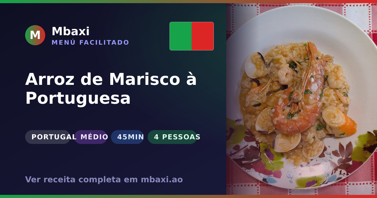 Arroz de Marisco à Portuguesa