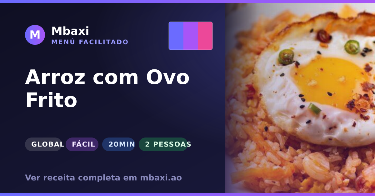 Arroz com Ovo Frito