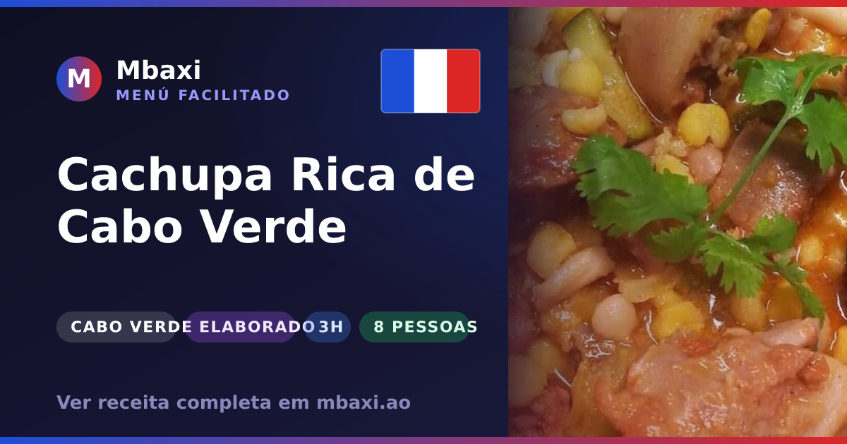 Cachupa Rica de Cabo Verde