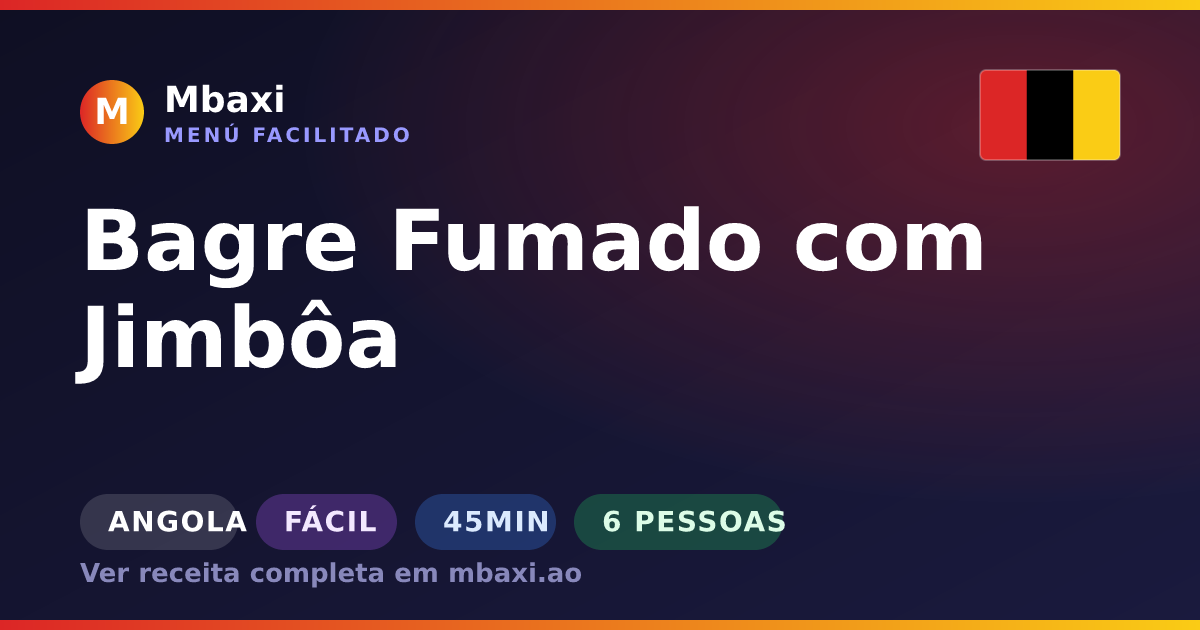 Bagre Fumado com Jimbôa