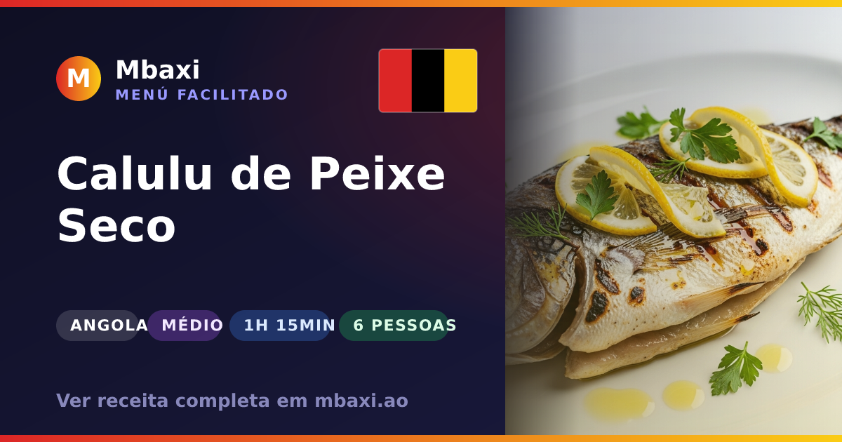 Calulu de Peixe Seco